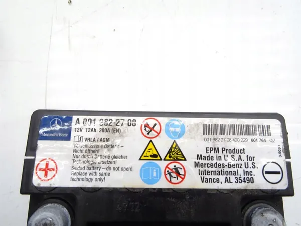 Zusätzliche Batterie Hinten A0019822708 Mercedes W221 Lift image 4