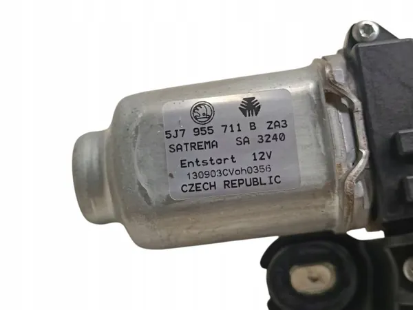 Skoda Superb II bakrutorhållarmotor OEM 5J7955711B image 3