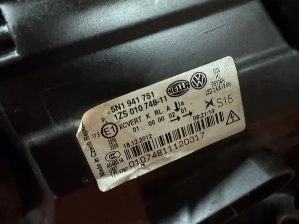 Farol Esquerdo VW Tiguan 5N LIFT 2013 Bi Xenon LED OEM image 4