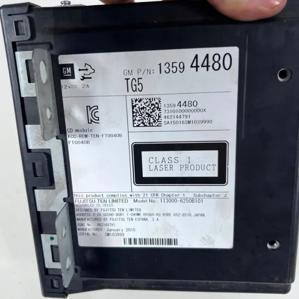 Lector CD Radio Navegación OEM 13594480 para Opel Insignia A image 10