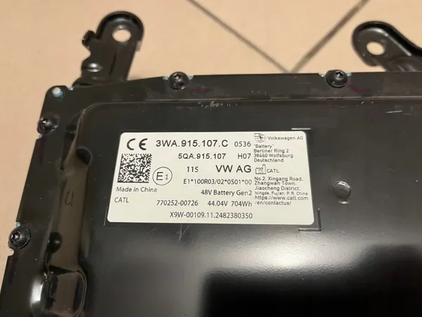 OEM 3WA915107C Accu voor VW Golf 8, Audi A3 8Y, Skoda image 6