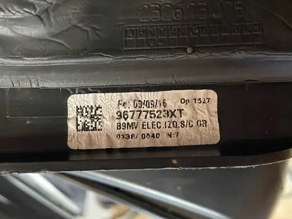 SPECCHIO LATERALE SINISTRO CITROEN BERLINGO 2012-2018 96777523XT image 7