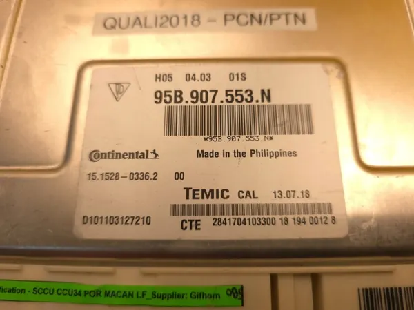 Module de Commande Porsche Macan OEM 95B907553N image 5