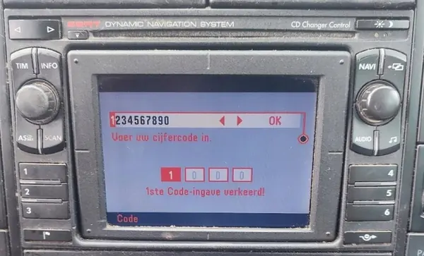 Radio Navi OEM 1M0035191B pour Seat Alhambra I Lift image 2