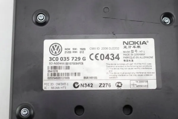 Puhelinmoduuli OEM 3C0035729G Volkswagen Touranille image 4