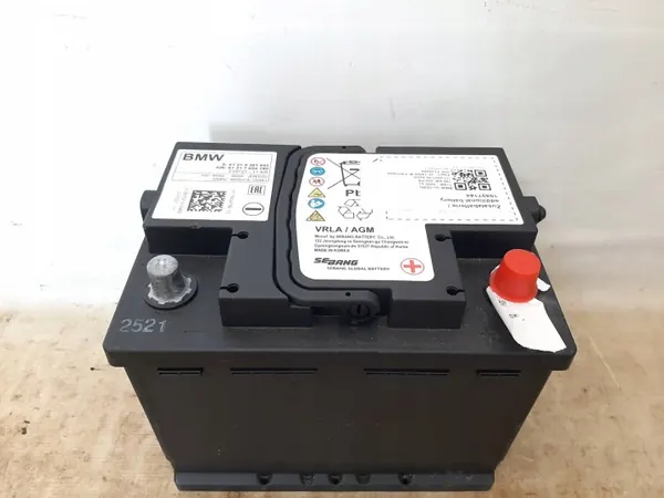 AGM Start-Stop Accu OEM 9381845 12V 60Ah BMW image 2
