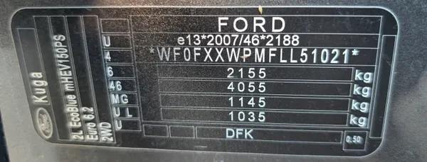 OEM LX68-10B759-HK hybridiakku Ford Kuga MK3:lle image 7