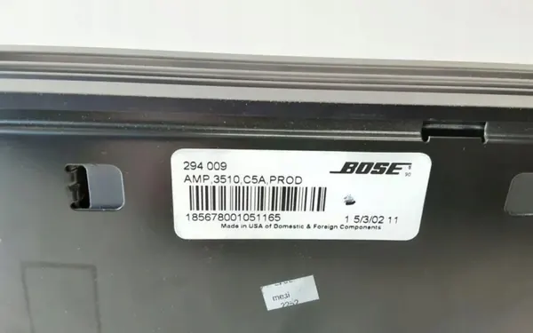 Ljudförstärkare OEM 294009 för Audi A6 Bose-system image 3