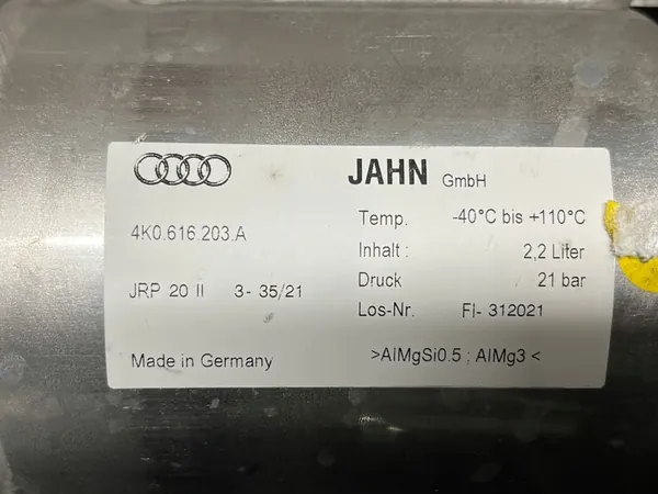 Réservoir de pression AUDI A6 A7 4K 4K0616203A image 3