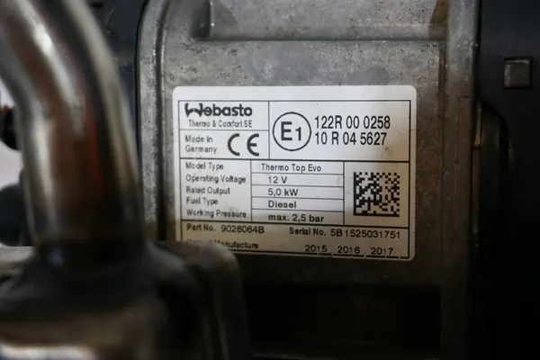 Volkswagen T6 Webasto Parking Heater 7E0815071D image 7