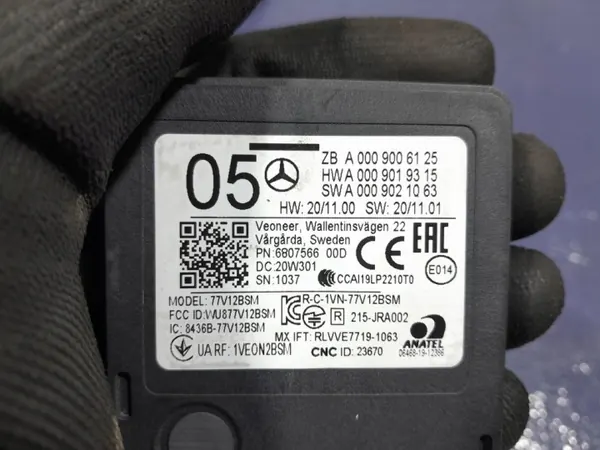Radar d'assistance de voie Mercedes OEM A0009006125 image 4