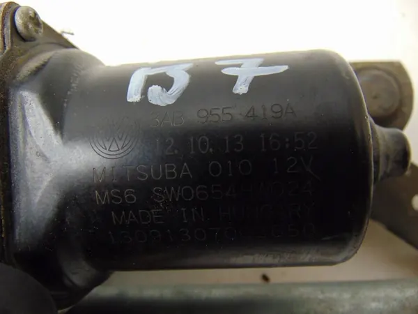 VW PASSAT B7 Tuulilasinpyyhkijän Mekanismi Etu 3AB955419A image 10