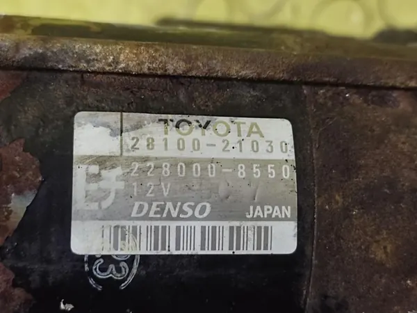 TOYOTA YARIS 1.3 Motor de arranque 2810021030 image 6