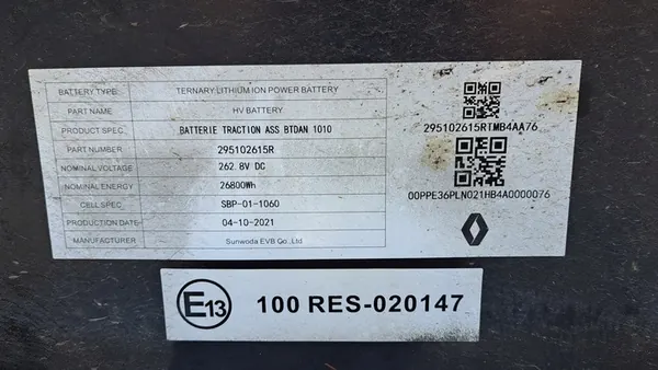 DACIA SPRING - ACCU 295102615R image 5