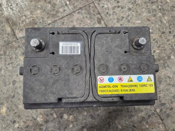 Rocket AGM70L-DIN 70Ah 12V 610A Batterie image 2