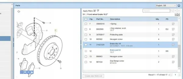 Disco de Freio Dianteiro Volvo V70 XC90 S60 image 6