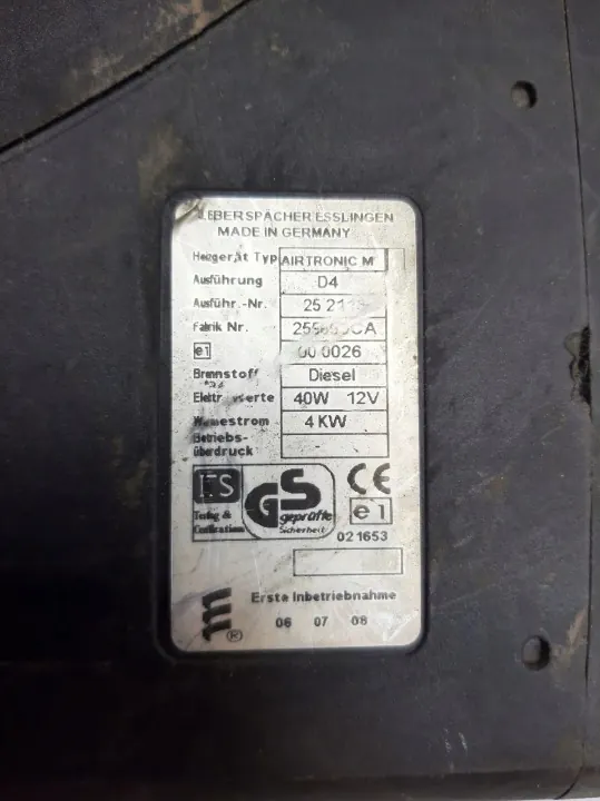 OEM 7109777 Webasto Airmatic Dieselverwarming 4kW image 3