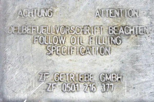 Cárter de aceite ZF OEM CZL9.14 para transmisión 8HP image 3