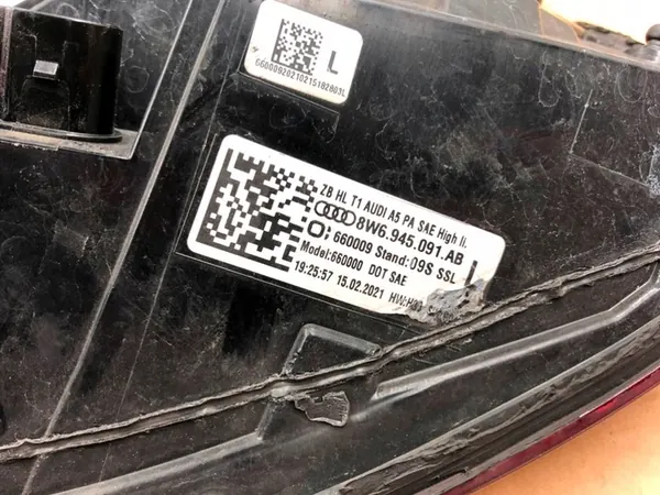 Luz Trasera Izquierda 8W6945091AB AUDI A5 RS5 S5 image 8