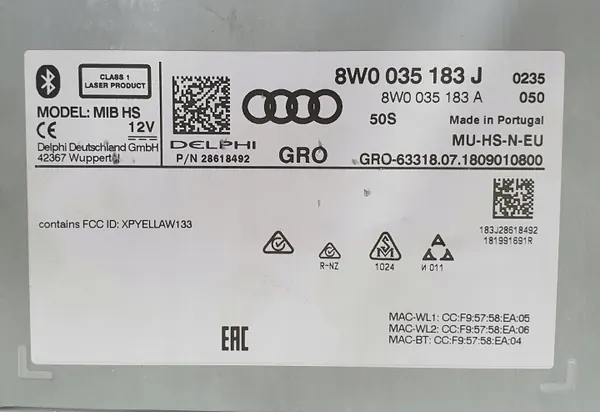 Audi OE 8W0035183J MIB Navigationseinheit - Gebraucht image 8