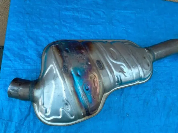 OEM 80A253350BT Audi Q5 2.0 TFSI Mitt Ljuddämpare Avgas image 4