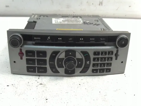 Peugeot 407 Radio OEM 96650244YP - Gebruikt image 2
