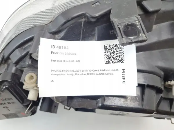 2004 Seat Ibiza III (6L) Farol Dianteiro 6L1941751M image 3