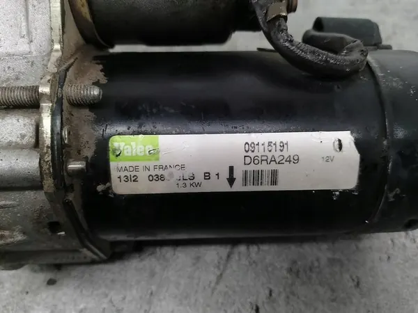 Motor de arranque Opel Meriva A 1.6 16V OEM 09115191 D6RA249 image 6