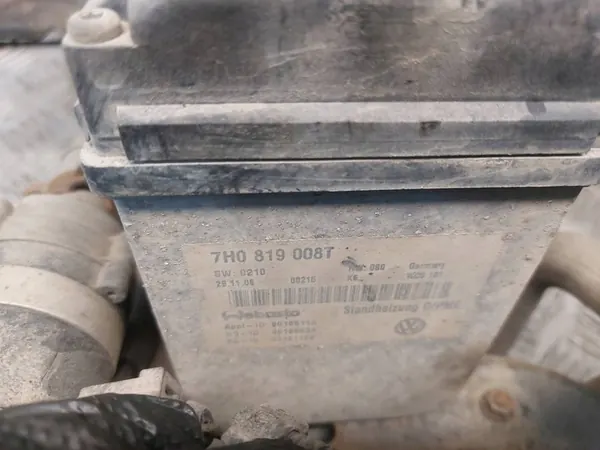 WEBASTO HEATER VW TRANSPORTER T5 2.5 TDI 7H0819008T image 3