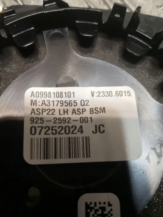 OEM A0998108101 vänster spegelglas med auto-dimming image 4
