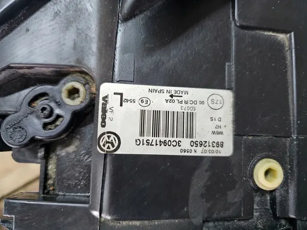 Oikea etu Xenon-ajovalo VW Passat B6 image 5