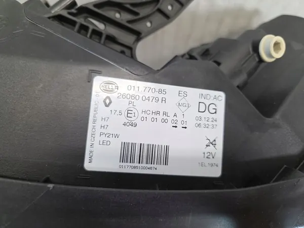 Vasen ajovalaisin Renault Kadjar 15- Alkuperäinen Eurooppa image 8