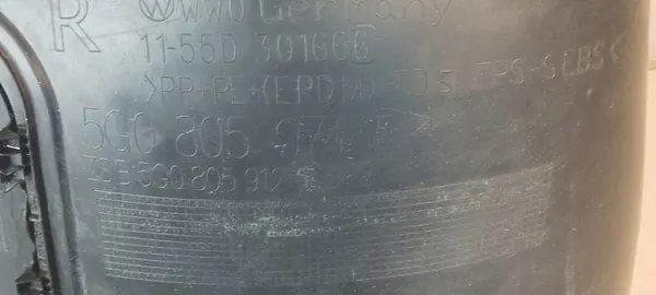 VW GOLF VII Aile Avant Droite 5G0805974F image 4