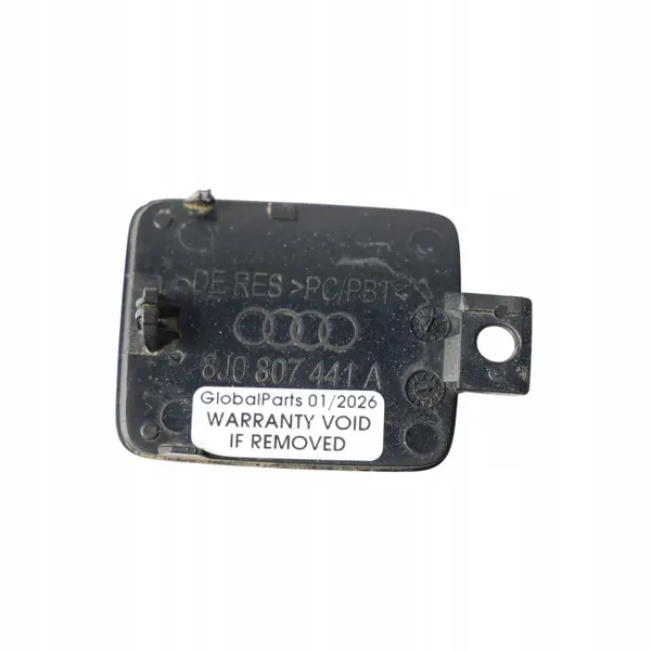 Audi TT 8J Anhängerkupplungsabdeckung OEM 8J0807441A Silber image 10