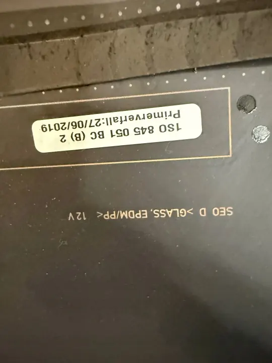 VW UP Achterklep Glas OEM 1S0845051BC Gebruikt image 7