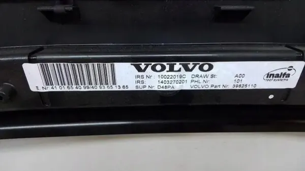 Techo solar Volvo OE OEM 39825110 para XC60 II 3.0L image 3