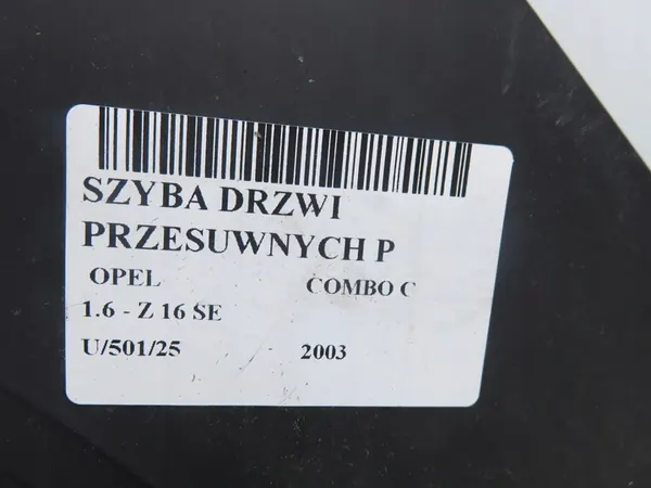 Oikea Liukuoven Ikkuna Opel Combo C image 4