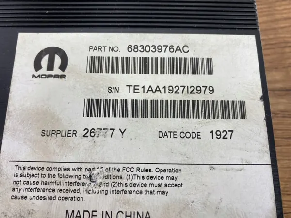 OEM 68303976ACPINYA Verstärker für Dodge Charger 2015+ image 7