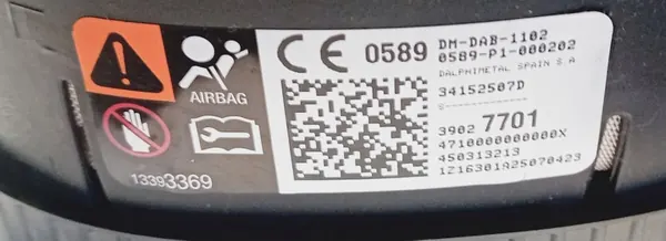 Kojelaudan Konsoli Airbag Opel Corsa E image 5