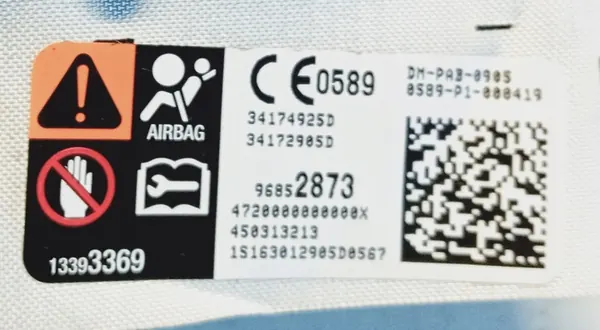 Kojelaudan Konsoli Airbag Opel Corsa E image 7