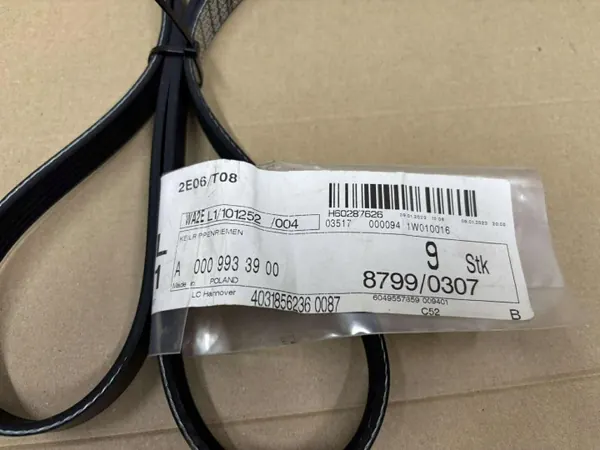 Kiilavyö OEM A0009933900 Mercedes Vito/Sprinterille image 3