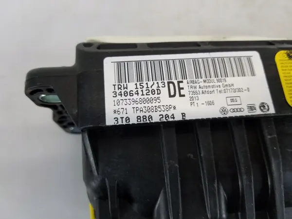 OEM 3T0880204B Matkustajan Airbag VW Golf VI Plus:lle image 3