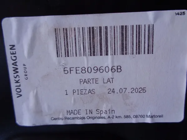 Pilar Frontal Direito SEAT LEON IV 5FA 20- OEM 5FE809606B image 4