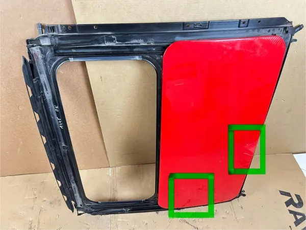 Marco de techo corredizo Porsche 911 997 OEM 951855300 image 10