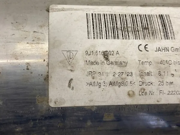 Tanque de ar OEM 9J1616202A para Porsche Taycan/E-Tron GT image 3