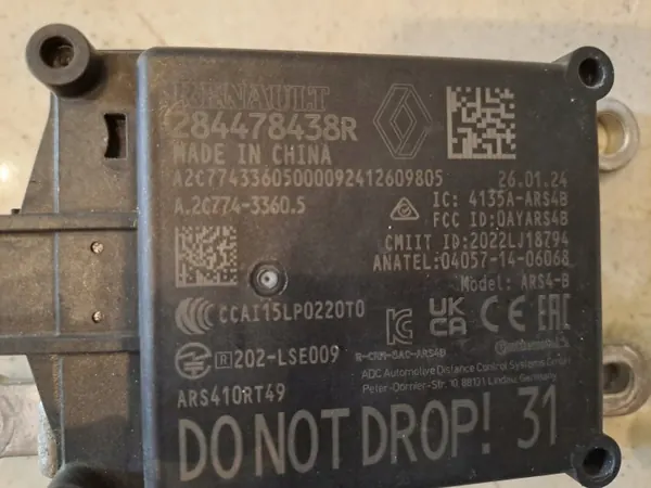 Module radar OEM 284478438R pour Renault Arkana image 3