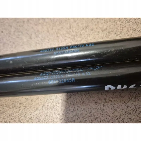 DACIA DUSTER II 17-21R HOOD LIFTERS SET 654702645R image 2