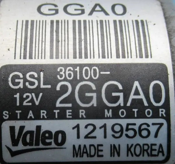 HYUNDAI I30 III N 2016- 2.0B Käynnistin 36100-2GGA0 image 3