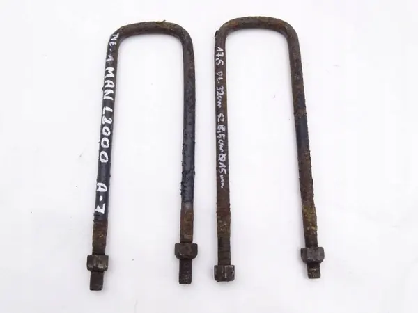 MAN L2000 LE 94- Abrazaderas de resorte traseras M15x85x320 image 2