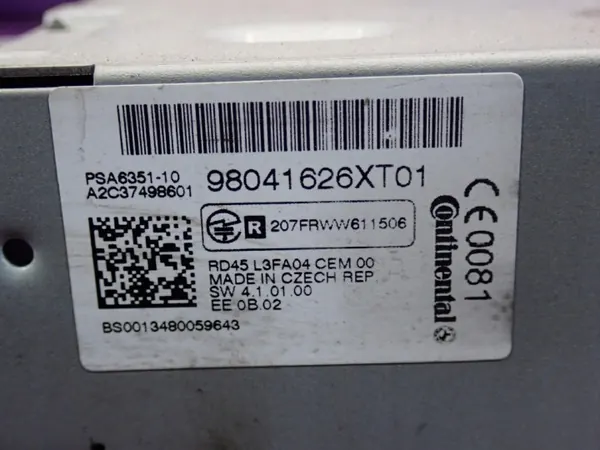 Citroen Radio CD OEM Zawada-359626- voor Berlingo II image 7